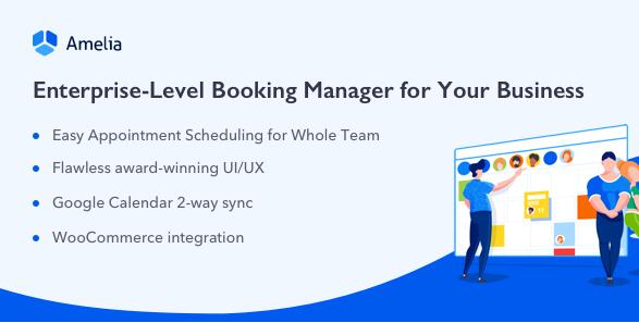 Amelia v7.7.1（已汉化） – WordPress预约预订插件