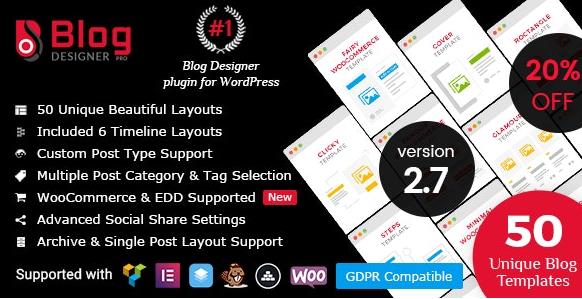 Blog Designer PRO v3.4.8 - WordPress博客美化插件