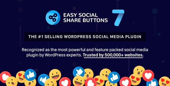 Easy Social Share Buttons v8.4 破解版（已汉化） - WordPress 社交分享按钮插件