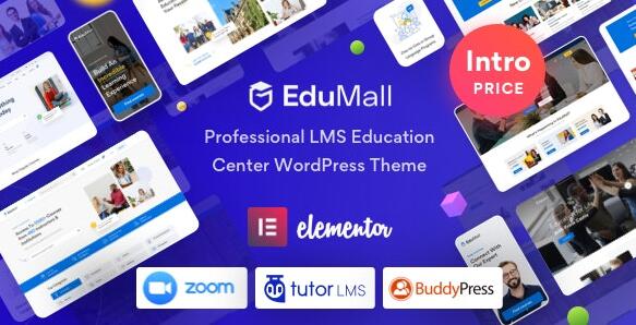 EduMall v4.0  –专业LMS教育中心WordPress主题