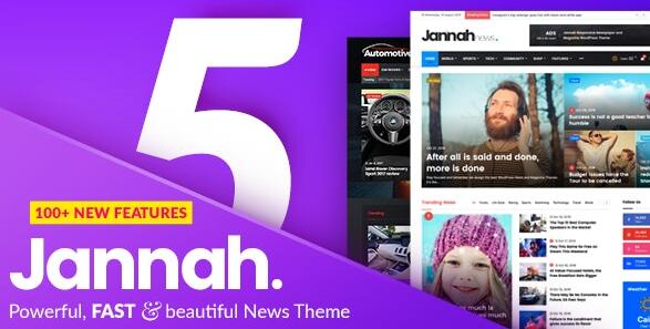 Jannah v7.2.0 破解版– Newspaper Magazine News BuddyPress AMP