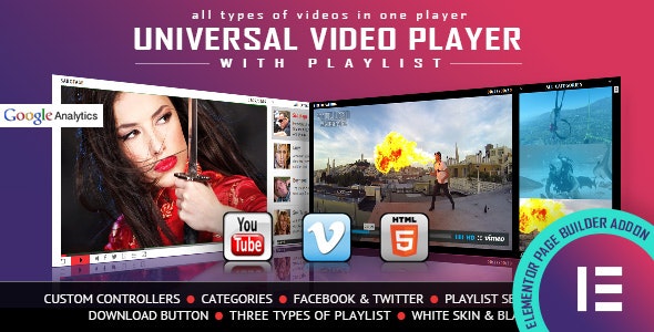 Universal Video Player v3.8.3(汉化50%) - WordPress播放器插件