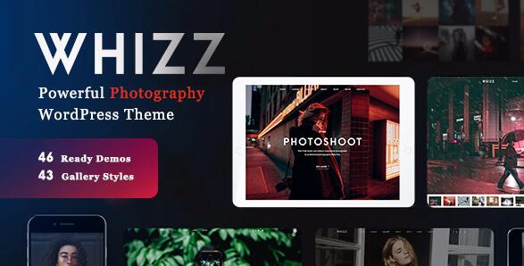 Whiz v2.3.0（已汉化） –响应式摄影WordPress主题