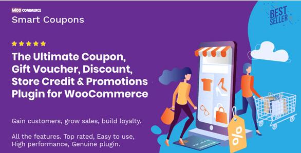 WooCommerce Smart Coupons v9.9.0（已汉化）- WooCommerce 智能优惠券插件