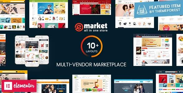 eMarket v7.9.1破解版（已汉化） – WordPress多供应商MarketPlace 主题