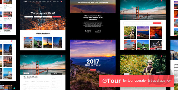 Grand Tour v5.5.1破解版（已汉化） - WordPress 旅游模板