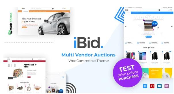 iBid v4.1（已汉化） – 多供应商拍卖WooCommerce主题