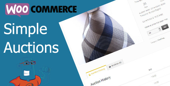 WooCommerce Simple Auctions v3.0.0（已汉化） - WooCommerce简单拍卖插件