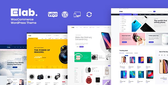 eLab v1.2.4破解版 - WordPress电子商务主题