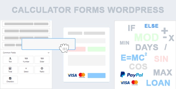 Cost Calculator WordPress Builder v2.4.3 - WordPress计算器插件