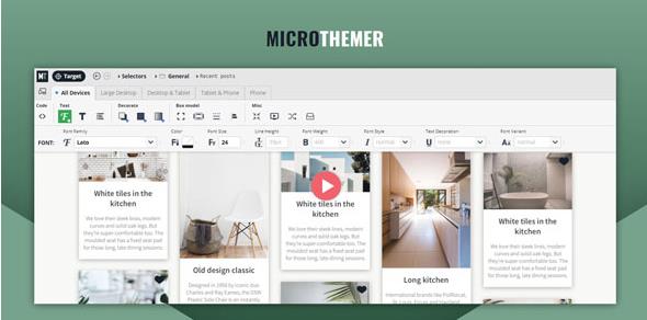 Microthemer v7.2.4.5 - WordPress视觉设计CSS插件