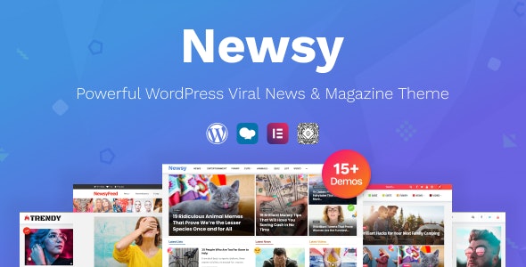 Newsy v2.5.3 – WordPress新闻和杂志主题