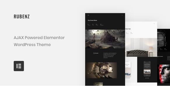 Rubenz v2.7.2（已汉化） – Creative Portfolio AJAX WordPress主题