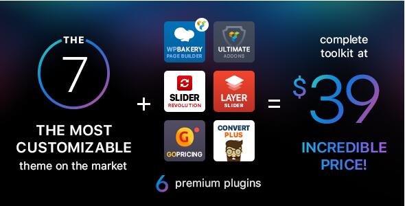 The7 v11.16.1破解版（已汉化）+完整演示–用于WordPress的多功能网站构建工具包