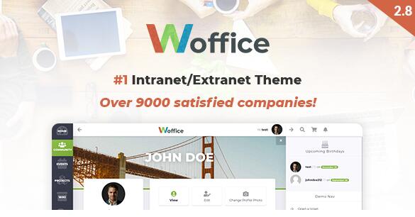 Woffice v5.4.12（已汉化） – WordPress内网/外网主题