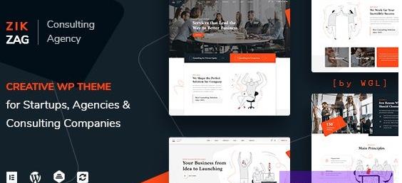 ZikZag v1.2.11 - 咨询和代理WordPress主题