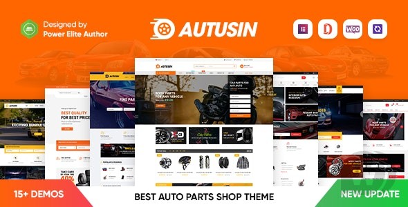 Autusin v2.8.5破解版（已汉化） - Elementor WooCommerce WordPress 汽车零部件和汽车配件商店