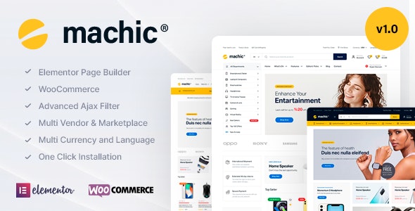 Machic v1.4.1 - WooCommerce电子商店主题