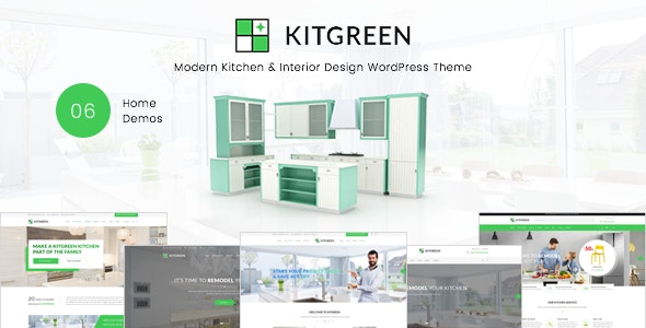 KitGreen v3.0.1  - WordPress 现代厨房和室内设计主题