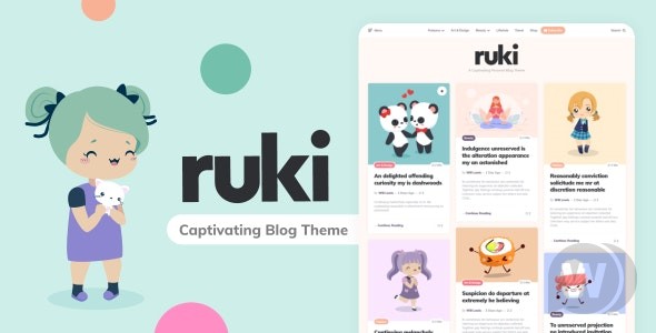 Ruki v1.3.2 - 个人 WordPress 博客的有趣主题