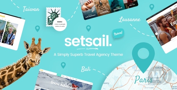 SetSail v1.7 - WordPress旅游主题