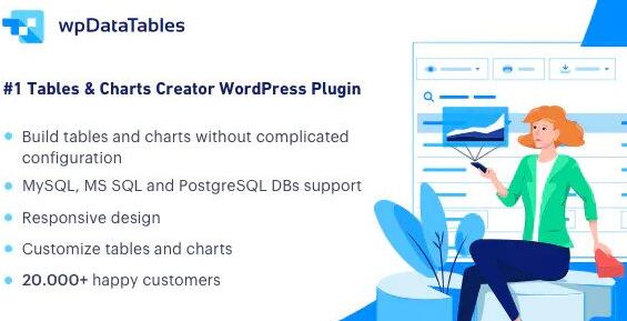 wpDataTables v6.6.1 破解版（已汉化） – WordPress的表格和图表管理器