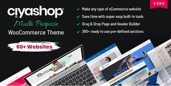 CiyaShop v4.17.0（已汉化）– WooCommerce WordPress主题