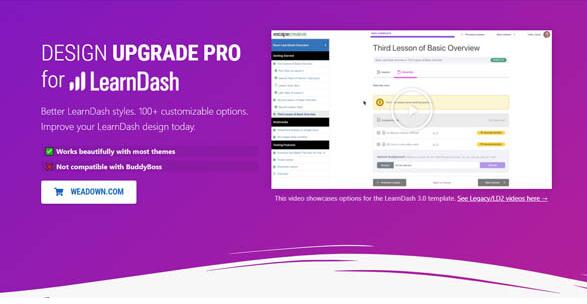 Design Upgrade Pro for LearnDash v2.22.2破解版 -  LearnDash 设计