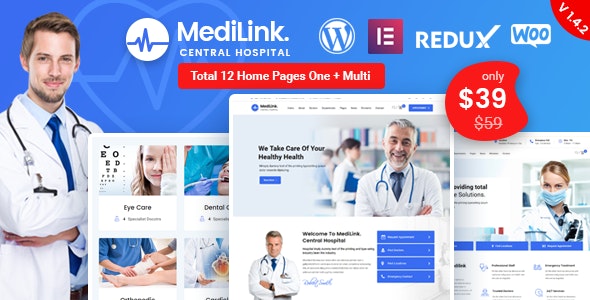 Medilink v2.0.6 –WordPress健康和医疗主题