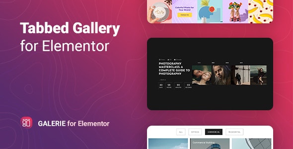 Galerie v1.0 - Elementor 的选项卡式画廊