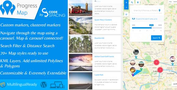 Progress Map WordPress Plugin v5.6.8破解版