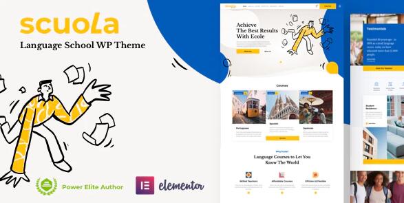 Scuola v7.3破解版 - WordPress教育网站主题