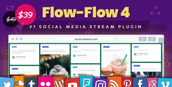 Flow-Flow v4.9.0（已汉化） - WordPress社交流插件