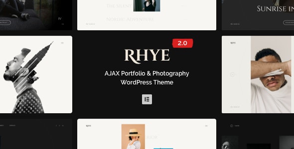 Rhye v2.9.1 – AJAX Portfolio WordPress 主题