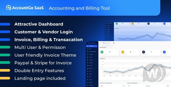 AccountGo SaaS v6.5破解版 - 会计和计费源码