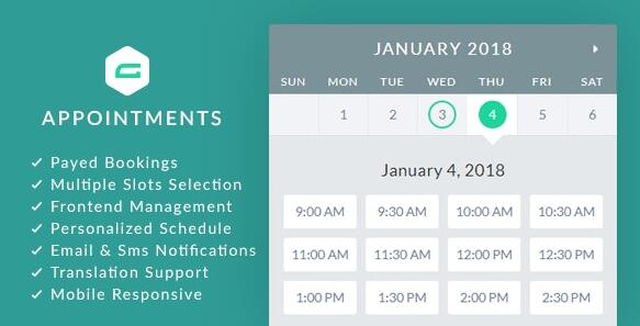 gAppointments v1.9.7 – Gravity Forms预约插件