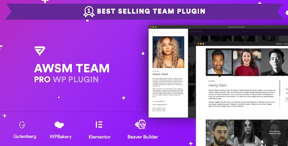 Team Pro v1.11.0 – Team Showcase WordPress插件