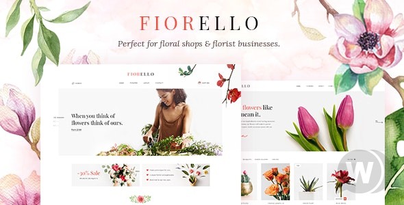 Fiorello v1.5 -  WordPress花店主题