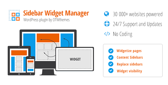 Sidebar & Widget Manager for WordPress v4.6（已汉化） - WordPress侧边栏和小部件管理插件