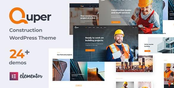 Quper v1.11 – WordPress建筑主题