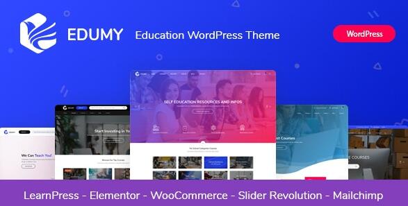 Edumy v1.2.8 – LMS在线教育课程WordPress主题