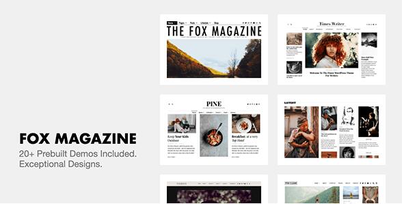 The Fox v4.7.2破解版 – WordPress 杂志主题