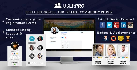 UserPro v4.10.1破解版（已汉化） – WordPress社区和用户个人资料插件