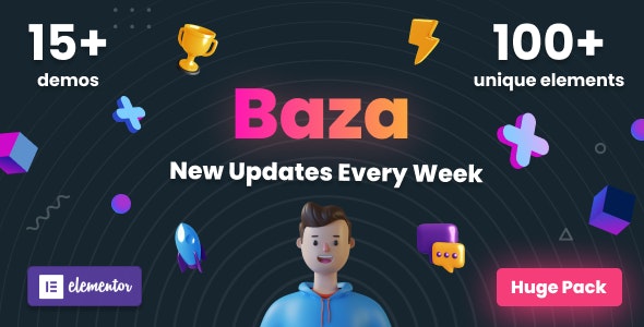 Baza v1.22 – 创意多用途 WordPress 主题