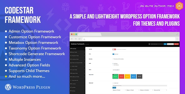 Codestar Framework v2.28（已汉化） - WordPress 选项框架