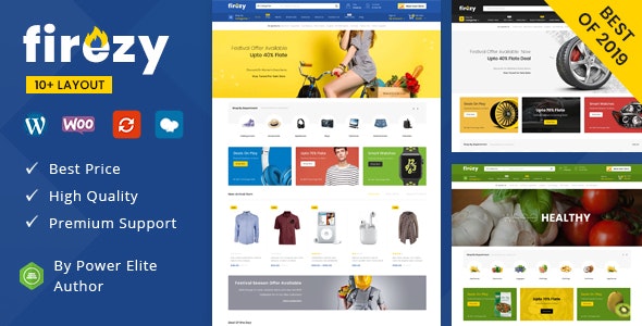 Firezy (3 March 2022) – 多用途 WooCommerce 主题