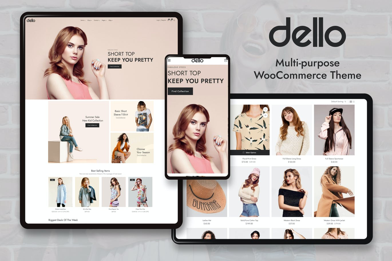 Dello v1.1.1 - 多用途 WooCommerce 主题