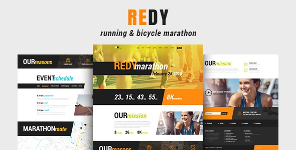 Redy v1.3.0 -   WordPress 马拉松 & 运动主题