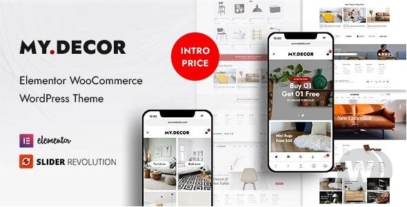 MyDecor v1.0.4 - Elementor WooCommerce WordPress 主题