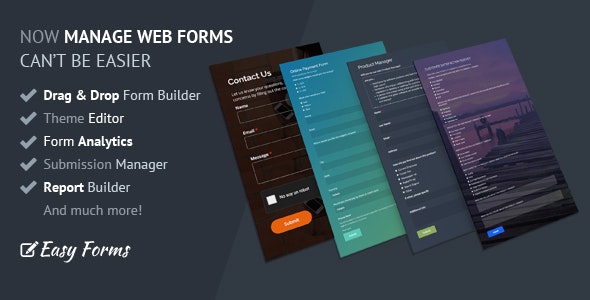 Easy Forms v2.0.5（已汉化95%） - 高级表单生成器和管理器